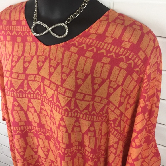 Belle Gray/ Lisa Rina Boho Poncho Top Size L - Picture 4 of 8